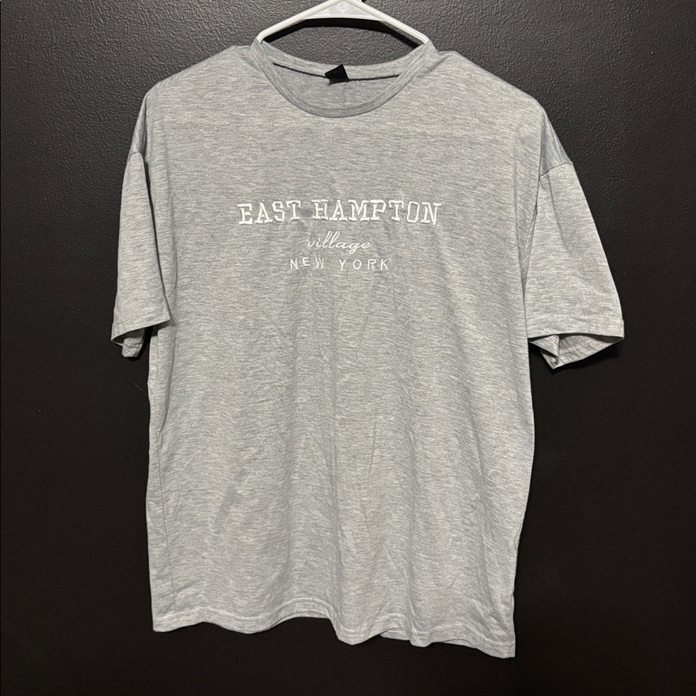 SHEIN Gray Short Sleeve Tee